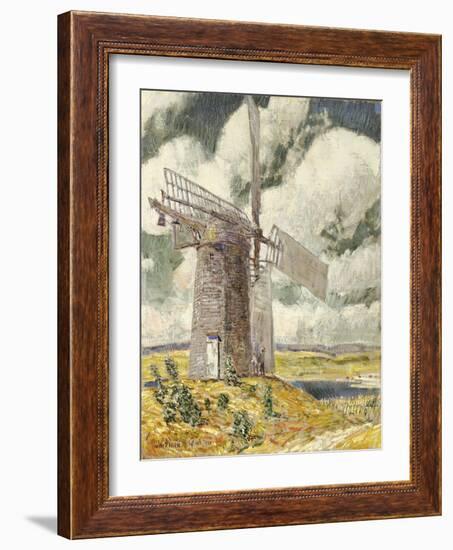 Bending Sail on the Old Mill. 1920-Frederick Childe Hassam-Framed Giclee Print