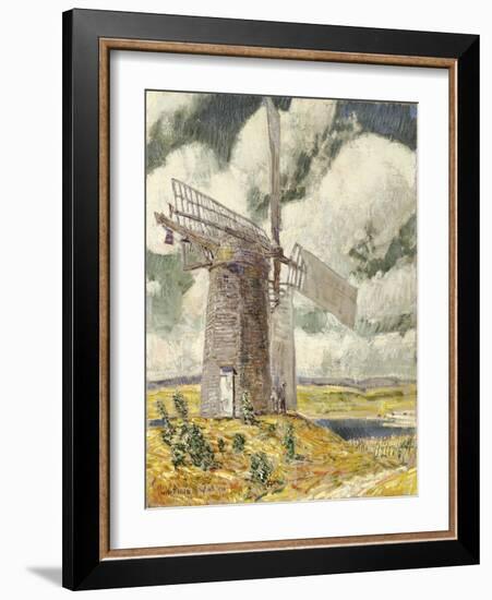 Bending Sail on the Old Mill. 1920-Frederick Childe Hassam-Framed Giclee Print