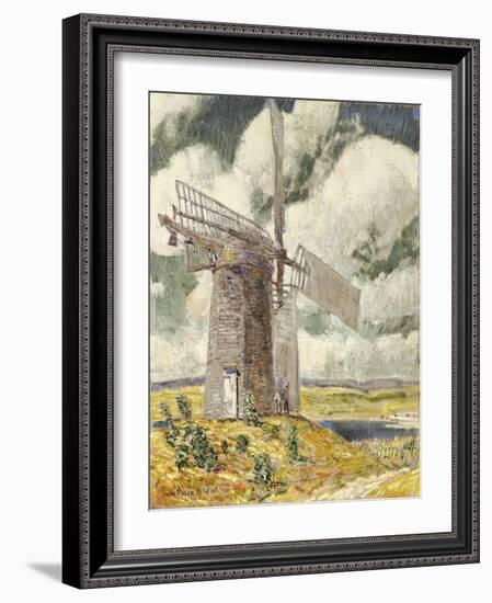 Bending Sail on the Old Mill. 1920-Frederick Childe Hassam-Framed Giclee Print