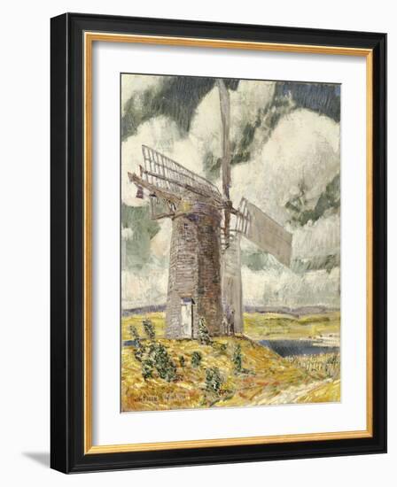 Bending Sail on the Old Mill. 1920-Frederick Childe Hassam-Framed Giclee Print