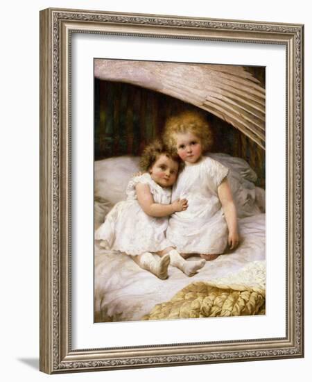 Beneath an Angel's Wing-William Strutt-Framed Giclee Print