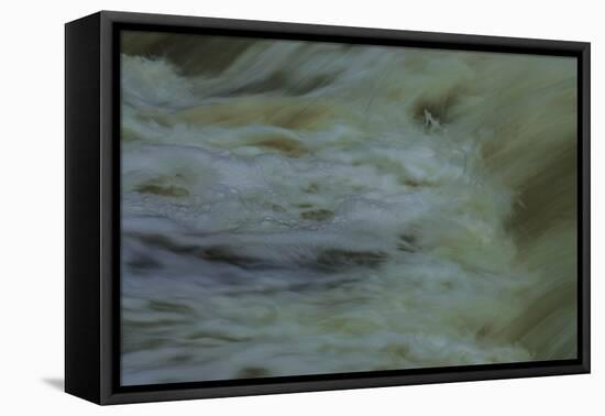 Beneath Churning Waterfalls At Dusk-Anthony Paladino-Framed Premier Image Canvas