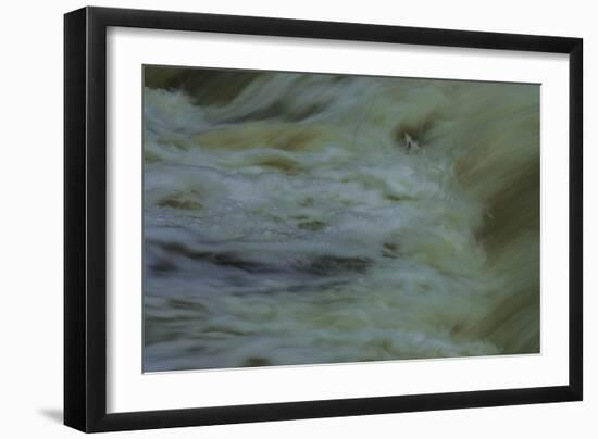 Beneath Churning Waterfalls At Dusk-Anthony Paladino-Framed Premium Giclee Print