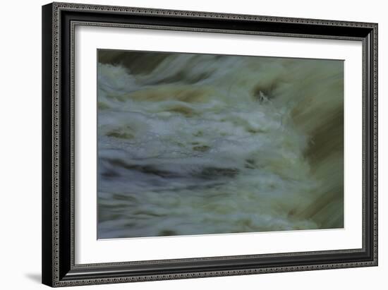 Beneath Churning Waterfalls At Dusk-Anthony Paladino-Framed Giclee Print