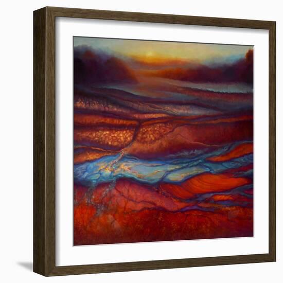 Beneath the Heath. 2022, (oil on canvas)-Lee Campbell-Framed Giclee Print