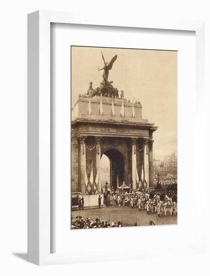 'Beneath the Quadriga', May 12 1937-Unknown-Framed Photographic Print