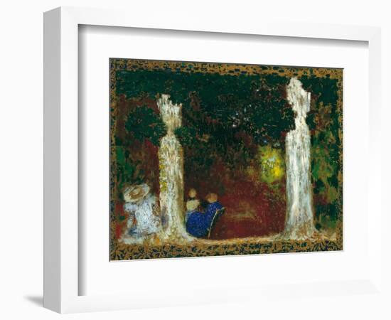 Beneath the Trees, 1897-1898-Édouard Vuillard-Framed Giclee Print