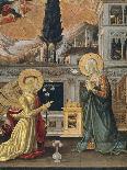 Annunciation, with Saint Luke the Evangelist-Benedetto Bonfigli-Framed Premier Image Canvas