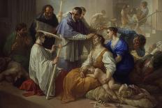 St. Charles Borromeo with Plague Victims, 1713-Benedetto Luti-Giclee Print