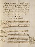 Handwritten Sheet Music of the Concert No 1-Benedetto Marcello-Framed Giclee Print