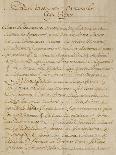 First Chapter of the Manuscript Treatise on Harmonic Consonances, 1717-Benedetto Marcello-Giclee Print