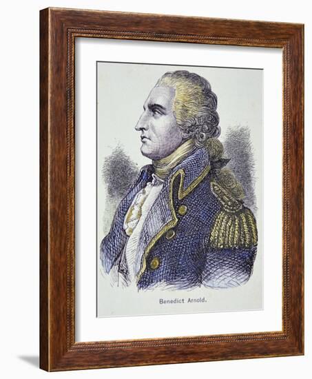 Benedict Arnold (Colour Litho)-American-Framed Giclee Print