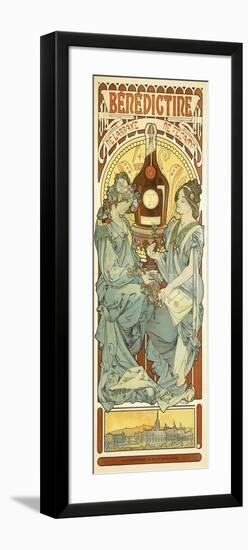 Benedictine, 1898-Alphonse Mucha-Framed Giclee Print