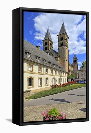 Benedictine Abbey of Echternach, Grevenmacher, Grand Duchy of Luxembourg, Europe-Hans-Peter Merten-Framed Premier Image Canvas