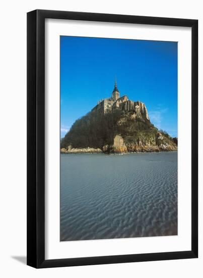 Benedictine Abbey of Mont Saint-Michel (Unesco World Heritage List-null-Framed Giclee Print