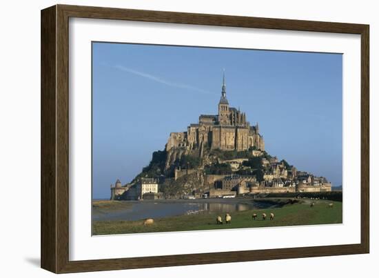 Benedictine Abbey of Mont-Saint-Michel-null-Framed Photographic Print