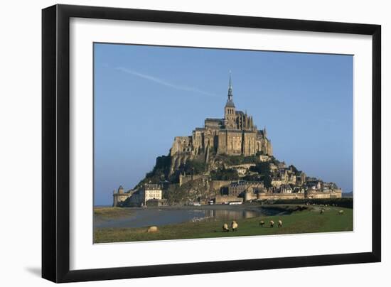 Benedictine Abbey of Mont-Saint-Michel-null-Framed Photographic Print