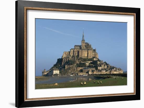 Benedictine Abbey of Mont-Saint-Michel-null-Framed Photographic Print