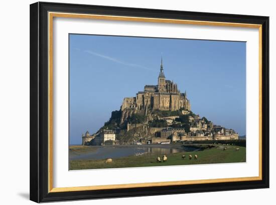 Benedictine Abbey of Mont-Saint-Michel-null-Framed Photographic Print