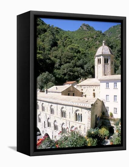 Benedictine Abbey of San Fruttuosa, Headland of Portofino, Liguria, Italy-Richard Ashworth-Framed Premier Image Canvas