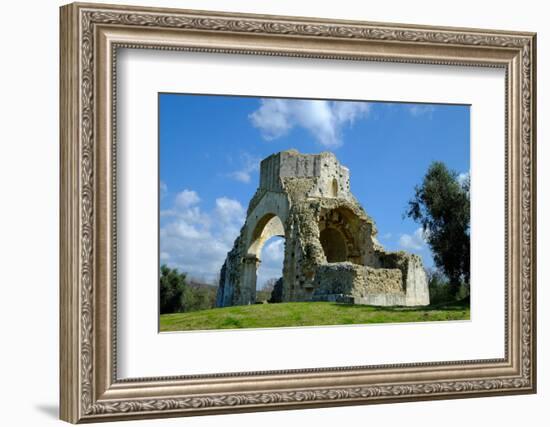 Benedictine San Bruzio Monastery Ruins, Magliano in Toscana, Tuscany, Italy, Europe-Carlo Morucchio-Framed Photographic Print