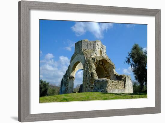 Benedictine San Bruzio Monastery Ruins, Magliano in Toscana, Tuscany, Italy, Europe-Carlo Morucchio-Framed Photographic Print