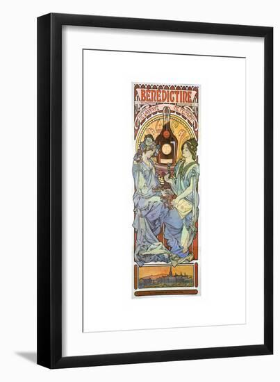 Benedictine-Alphonse Mucha-Framed Art Print