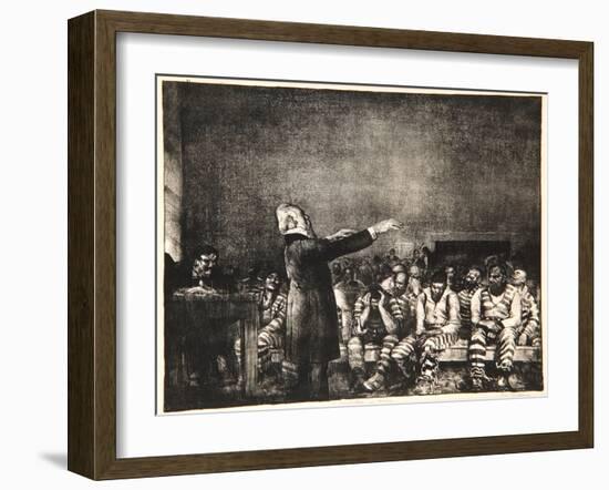 Benediction in Georgia, 1916-George Wesley Bellows-Framed Giclee Print