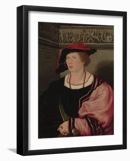 Benedikt von Hertenstein, 1517-Hans Holbein the Younger-Framed Giclee Print