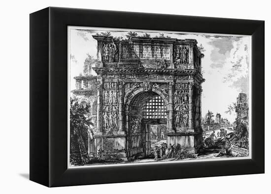 Benevento, Arch of Trajan, C.1747-78-Giovanni Battista Piranesi-Framed Premier Image Canvas