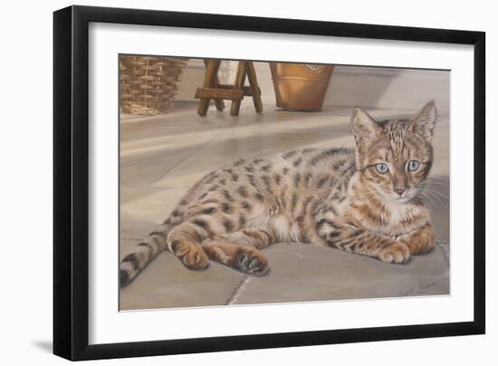 Bengal Kitten-Janet Pidoux-Framed Giclee Print