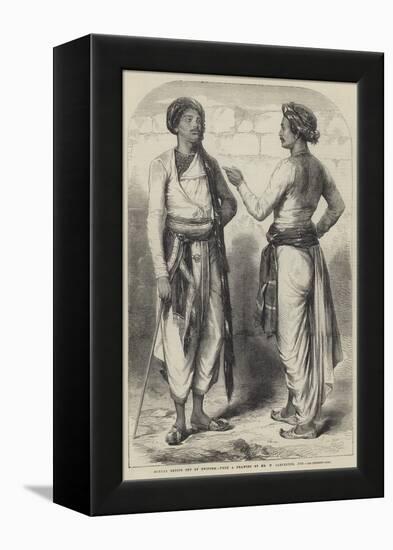 Bengal Sepoys Out of Uniform-William Carpenter-Framed Premier Image Canvas