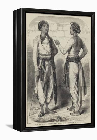 Bengal Sepoys Out of Uniform-William Carpenter-Framed Premier Image Canvas