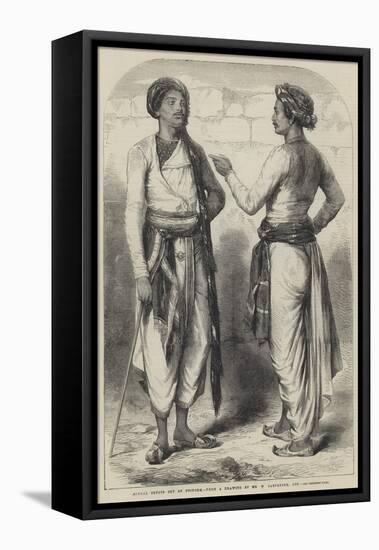 Bengal Sepoys Out of Uniform-William Carpenter-Framed Premier Image Canvas