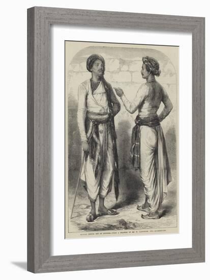 Bengal Sepoys Out of Uniform-William Carpenter-Framed Giclee Print