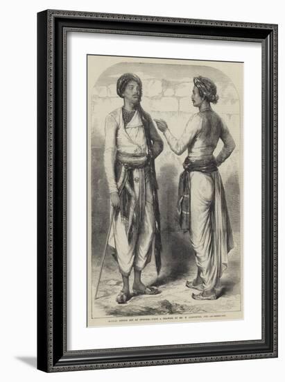 Bengal Sepoys Out of Uniform-William Carpenter-Framed Giclee Print