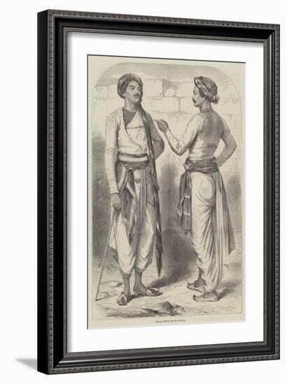 Bengal Sepoys Out of Uniform-null-Framed Giclee Print