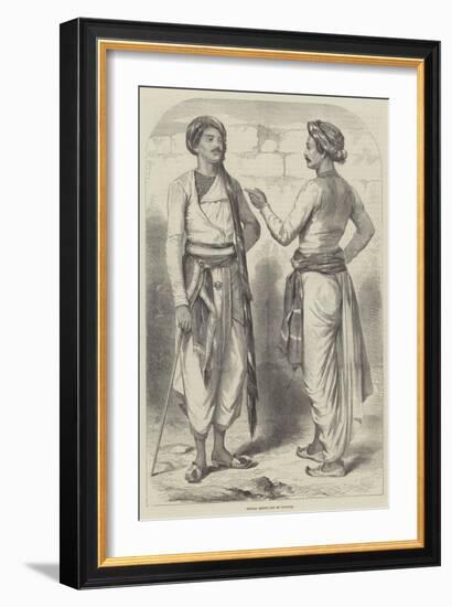 Bengal Sepoys Out of Uniform-null-Framed Giclee Print