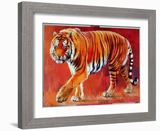 Bengal Tiger-Mark Adlington-Framed Giclee Print