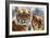 Bengal Tigers in a Zoo Enclosure-null-Framed Photo