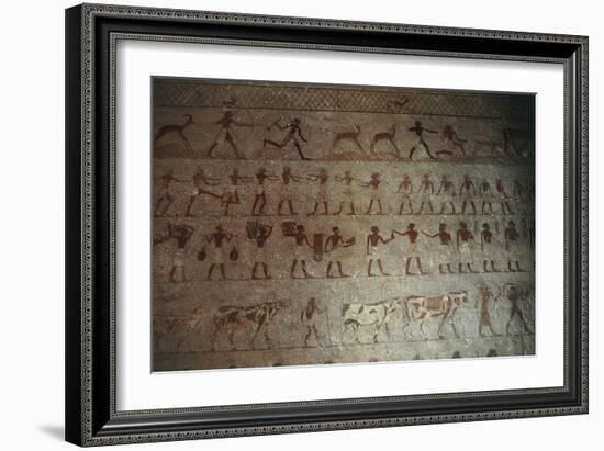 Beni-Hasan Necropolis, Tomb of Amenemhat-null-Framed Giclee Print