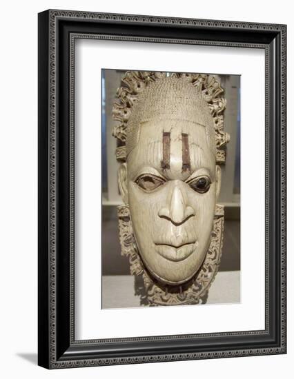 Benin Iyoba Pendant Mask-null-Framed Photographic Print