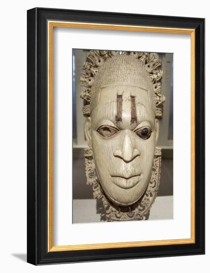 Benin Iyoba Pendant Mask-null-Framed Photographic Print