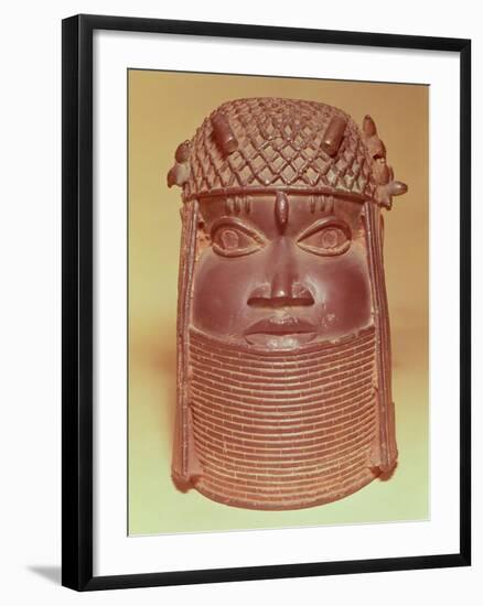 Benin Mask (Brass)-null-Framed Giclee Print