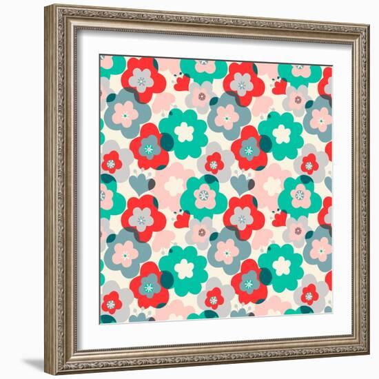 Benita Floral-null-Framed Giclee Print