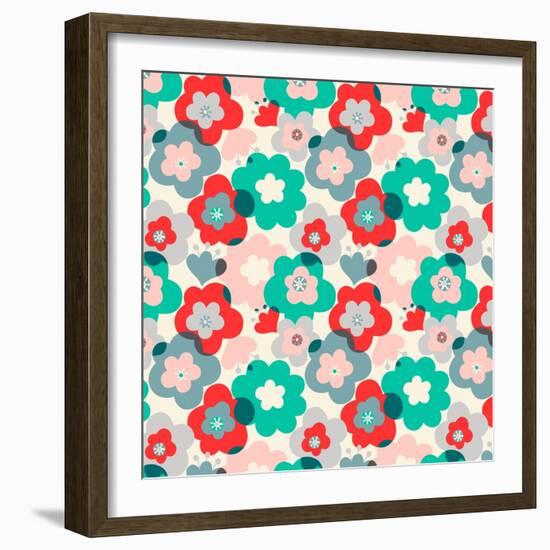 Benita Floral-null-Framed Giclee Print