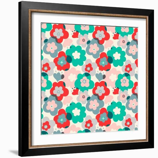 Benita Floral-null-Framed Giclee Print