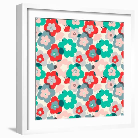 Benita Floral-null-Framed Giclee Print