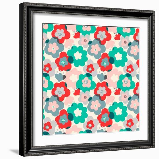 Benita Floral-null-Framed Giclee Print