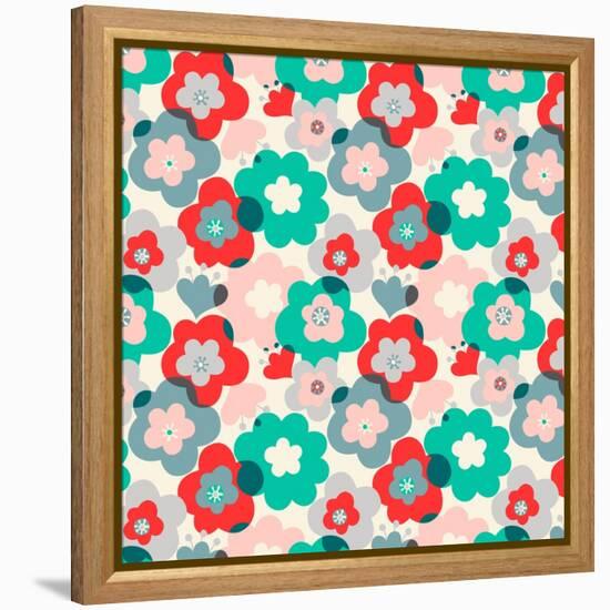 Benita Floral-null-Framed Premier Image Canvas